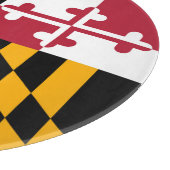 Maryland State Flag Stylish Display Snijplank (Hoek)