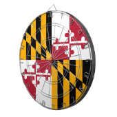 Maryland State Flag Stylish Graphic Dartbord (Voorkant Rechts)