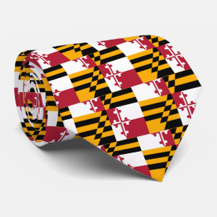 Maryland State Flag Stylish Stropdas