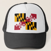 Maryland State Flag Stylish Trucker Pet (Voorkant)