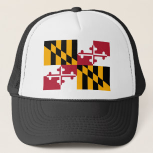 Maryland State Flag Stylish Trucker Pet