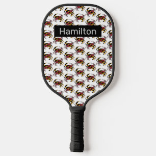 Maryland State Flag Swag Blue Crab Pickleball Paddle