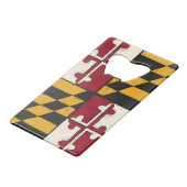 Maryland State Flag Swag Creditkaart Flessenopener (Achterkant Gekanteld)