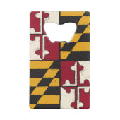 Maryland State Flag Swag Creditkaart Flessenopener (Achterkant)