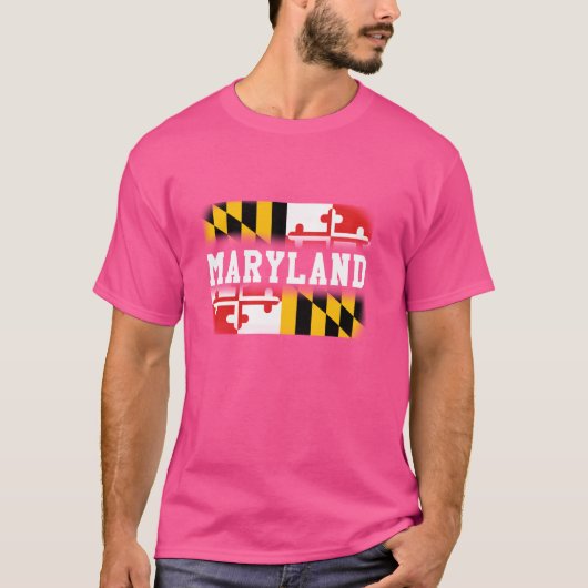 Maryland State Flag T-shirt (Voorkant)