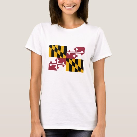 Maryland State Flag T-shirt (Voorkant)