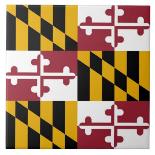 Maryland State Flag Tegel Tegeltje