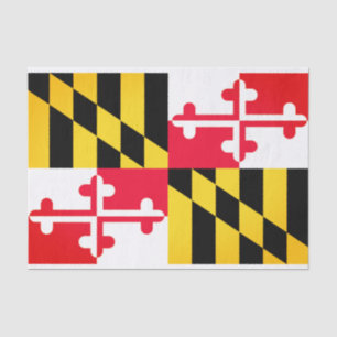 Maryland State Flag Tissue Paper Tissuepapier