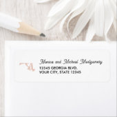 MARYLAND State Map met Heart - ELKE KLEUR Etiket (Insitu)