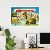 Maryland State MD Old Vintage Travel Briefkaart- Poster (Thuiskantoor)