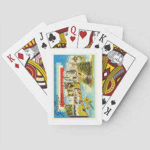 Maryland State MD Old Vintage Travel Briefkaart- Speelkaarten