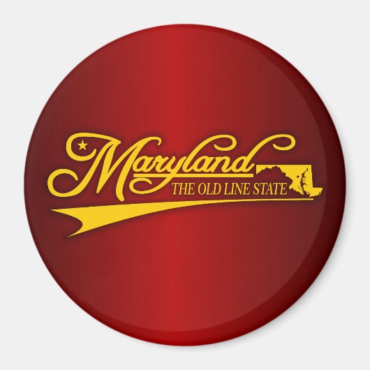 Maryland State of Mine Magneet (Voorkant)