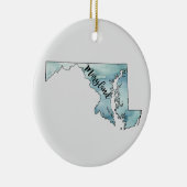 Maryland State Painting Illustration Ornament (Rechts)
