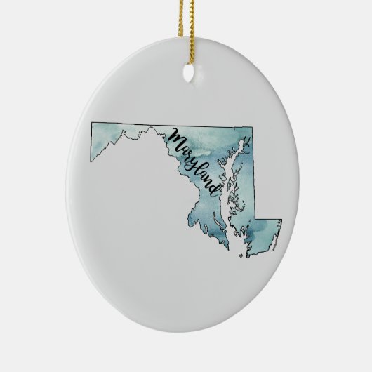 Maryland State Painting Illustration Ornament (Rechts)