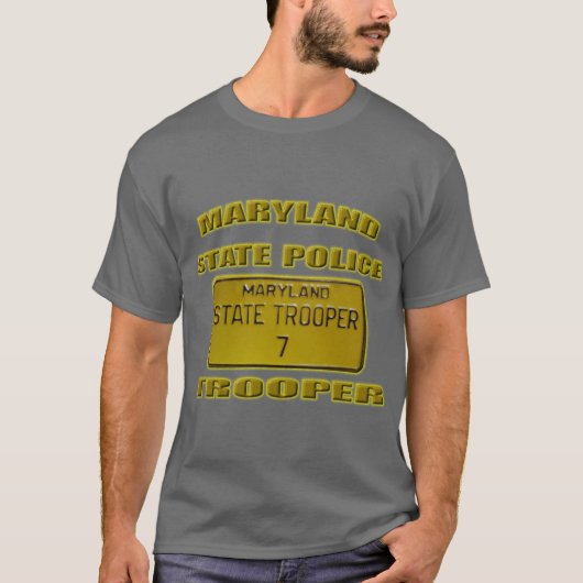Maryland State Police 2 T-shirt (Voorkant)
