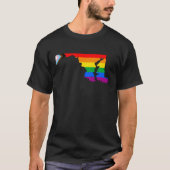 Maryland State Pride LGBTQ Progress Pride T-shirt (Voorkant)