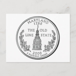 Maryland State Quarter Briefkaart