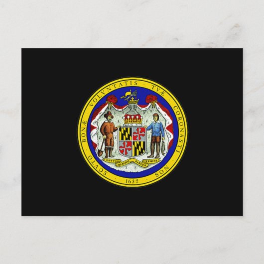 Maryland State Seal Briefkaart (Voorkant)