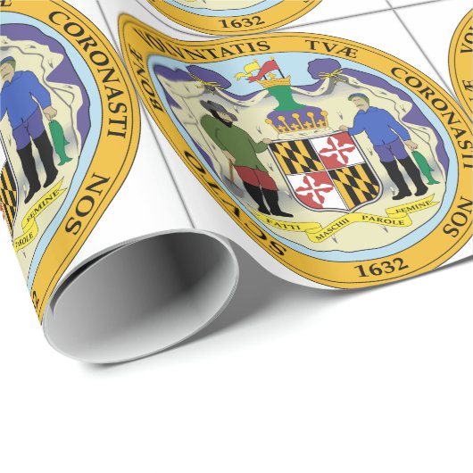 Maryland State Seal Cadeaupapier (Rol Hoek)