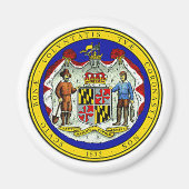 Maryland State Seal Magnet (Voorkant)