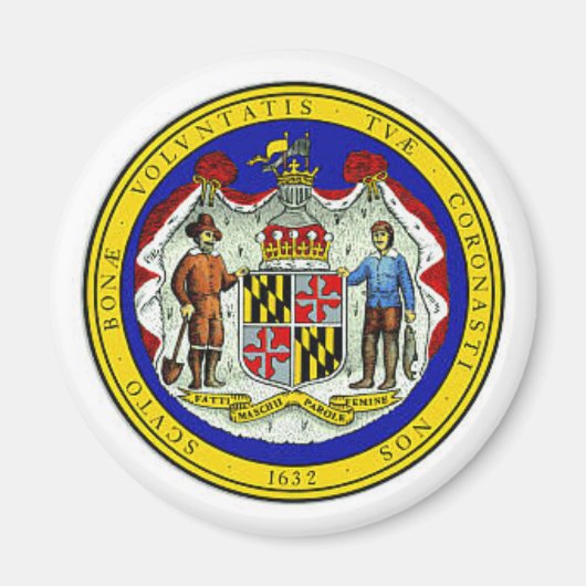 Maryland State Seal Magnet (Voorkant)