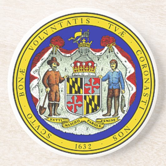 Maryland State Seal Onderzetter (Voorkant)
