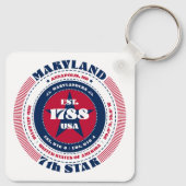 Maryland State Sleutelhanger (Achterkant)
