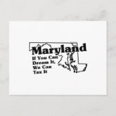 Maryland State Slogan Briefkaart (Voorkant)