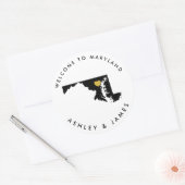 Maryland State Trouw Welkom Sticker Label (Envelop)
