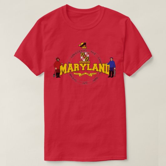 Maryland State Verenigde Staten T-shirt (Design voorkant)