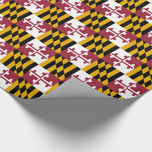 Maryland State Vlag Cadeaupapier (Hoek)