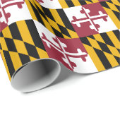 Maryland State Vlag Cadeaupapier (Rol Hoek)