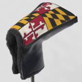 Maryland State vlag Golf Hand geschilderd ontwerp Golfheadcover (3/4 voorkant)