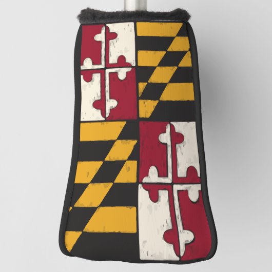 Maryland State vlag Golf Hand geschilderd ontwerp Golfheadcover (Draai 90)