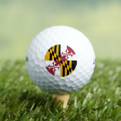 Maryland State Vlag Golfballen (Insitu Shirt)
