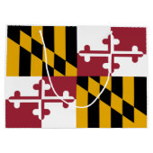 Maryland State Vlag Groot Cadeauzakje (Achterkant)