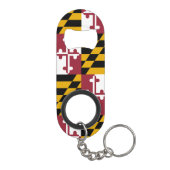 Maryland State Vlag Mini Flessenopener (Achterkant)