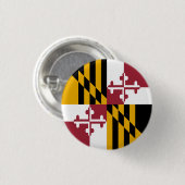 Maryland State Vlag Ronde Button 3,2 Cm (Voorkant /achterkant)