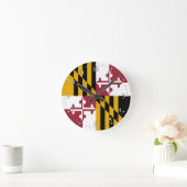 Maryland State Vlag Ronde Klok (Huis)