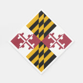 Maryland State Vlag Servet (Hoek)