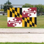 Maryland State Vlag Spandoek (Insitu)