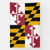 Maryland State Vlag Spandoek (Verticaal)