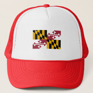 Maryland State Vlag Verenigde Staten Trucker Pet