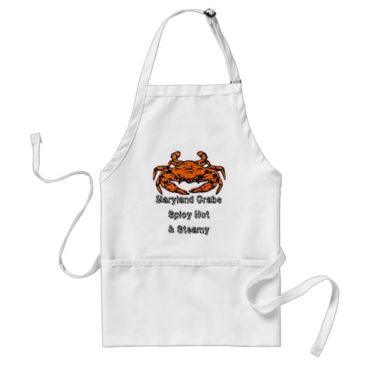 Maryland Steamed Crab Apron Standaard Schort (Voorkant)