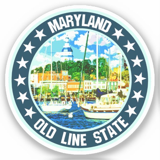 Maryland Sticker (Voorkant)