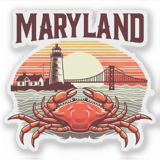 Maryland Sticker (Voorkant)