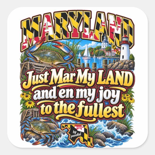Maryland sticker (Voorkant)