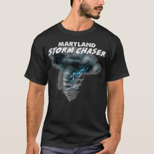 Maryland Storm Chaser Severe Weather Tornado T-shirt