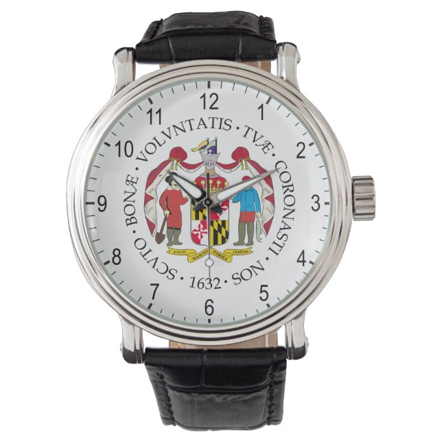 Maryland-teken Horloge (Voorkant)