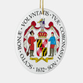 Maryland-teken Keramisch Ornament (Rechts)